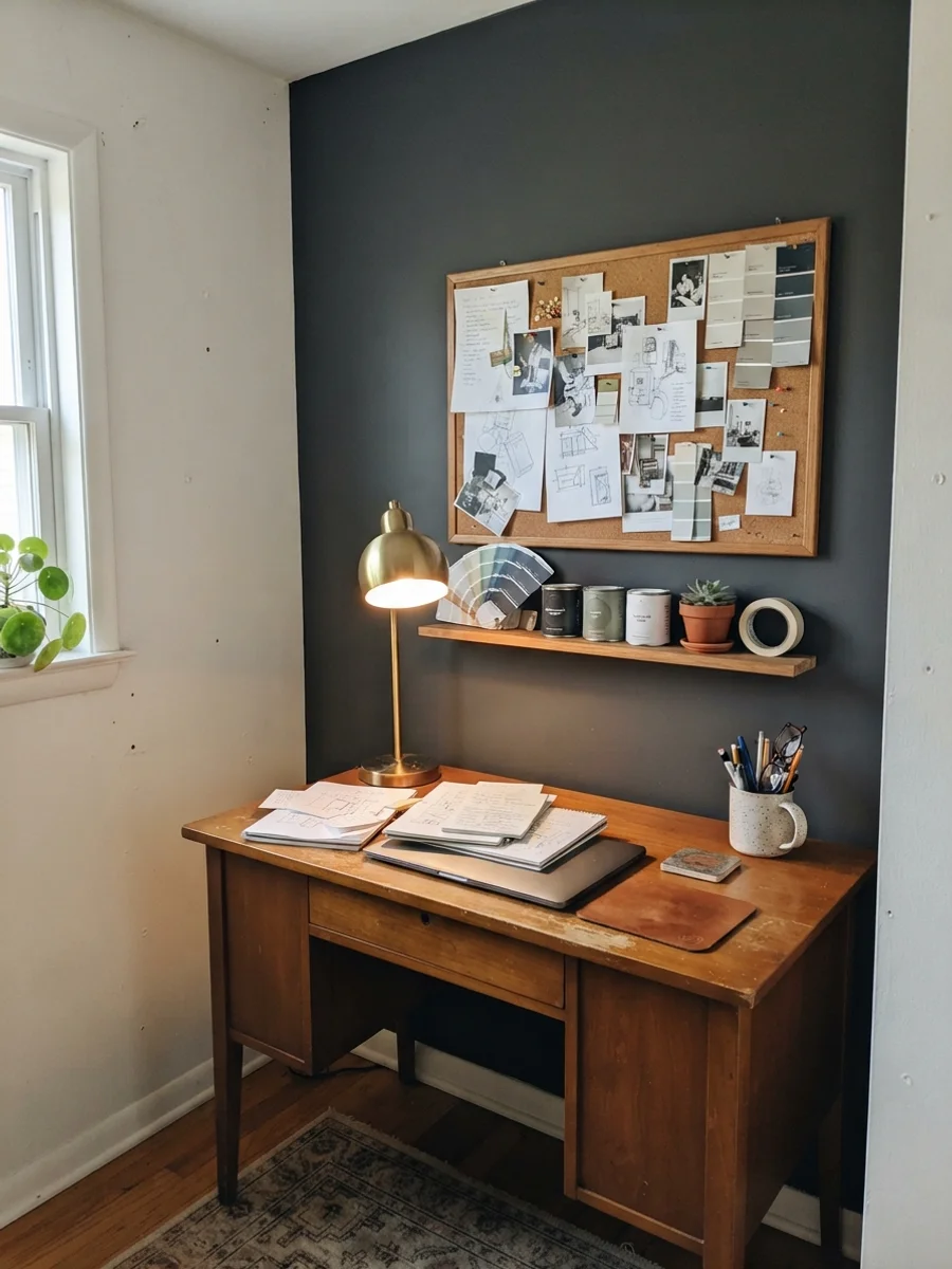 The office. One Iron Ore wall where all of this gets written.